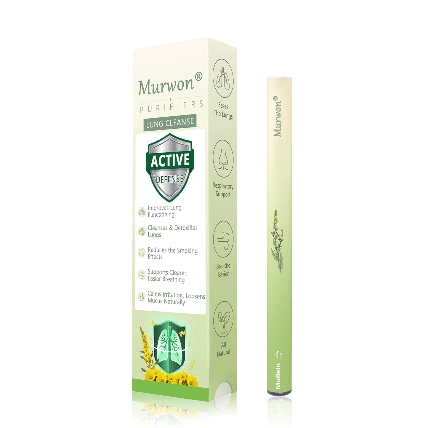 Produs românesc de calitate, livrare în țară 🥇 Inhalator Murwon® pentru plămâni 🍏(👨‍⚕️ Ajutor în tuse, inflamație, dispnee, expectorație, nas înfundat, bronșită și alergii) ❤️