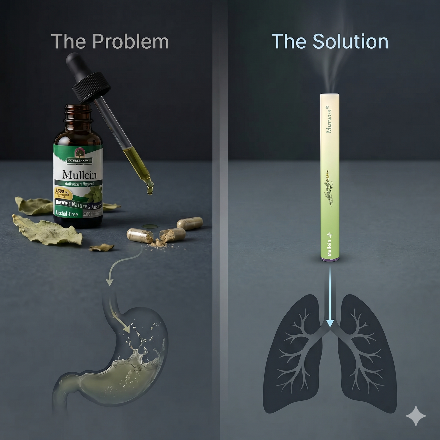 Produs românesc de calitate, livrare în țară 🥇 Inhalator Murwon® pentru plămâni 🍏(👨‍⚕️ Ajutor în tuse, inflamație, dispnee, expectorație, nas înfundat, bronșită și alergii) ❤️